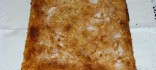 Coca de pasta de full, amb cabell d'àngel